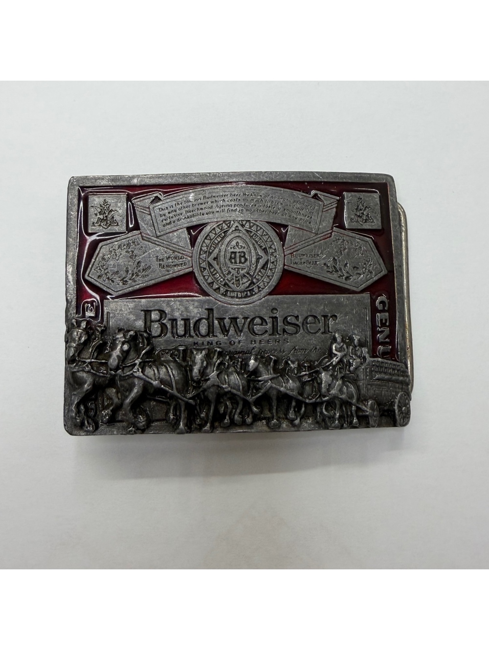 Budweiser vintage belt buckle